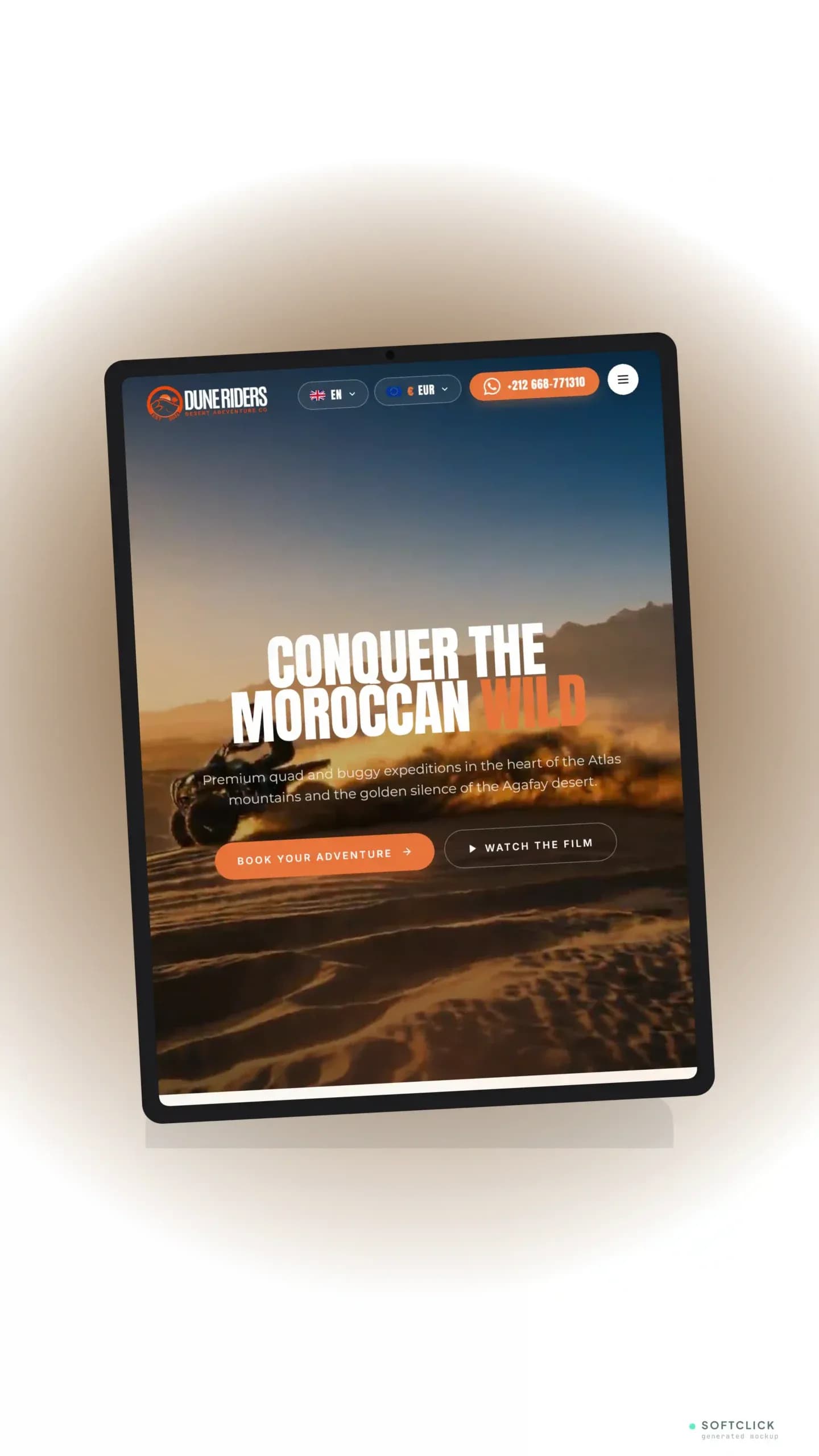 softclick_duneriders-vercel-app_tablet-showcase